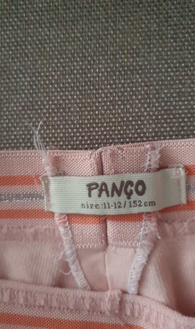 Kız Çocuk Pembe Elastik Bel Tayt - Görsel 5