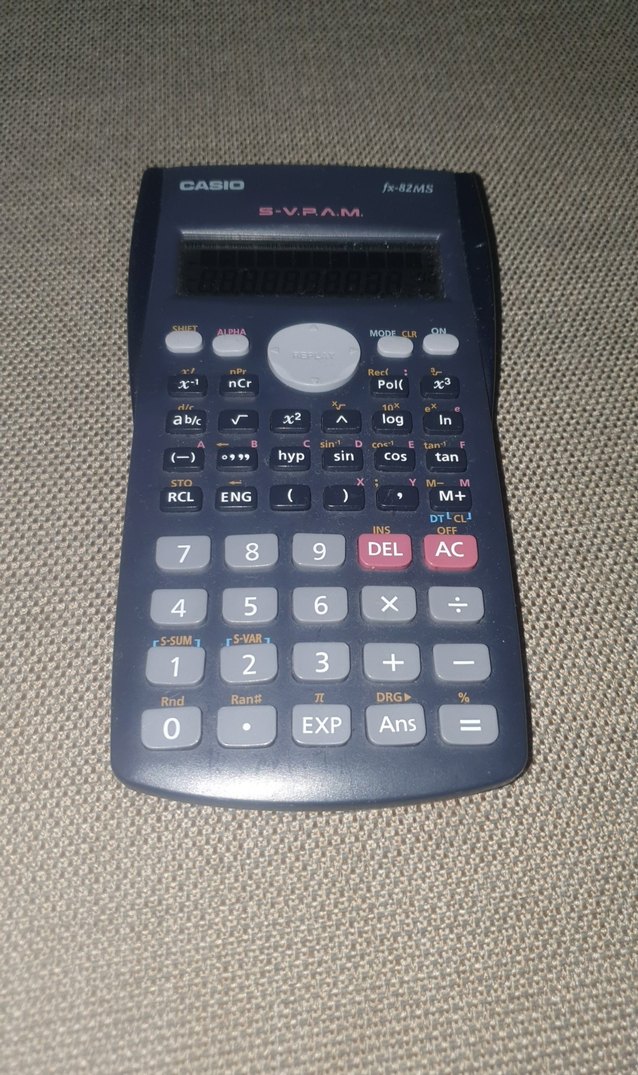 Casio gri hesap makinesi fx-82MS - Görsel 2