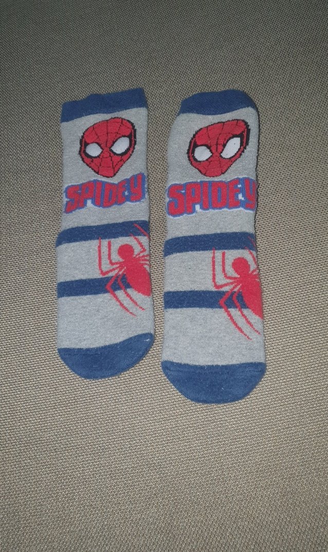 Gri Erkek Çocuk Kaydırmaz Ev çorabı - Görsel 4