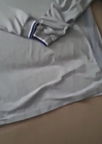 Gri Uzun Kollu Düğmeli Polo Tişört - Görsel 9