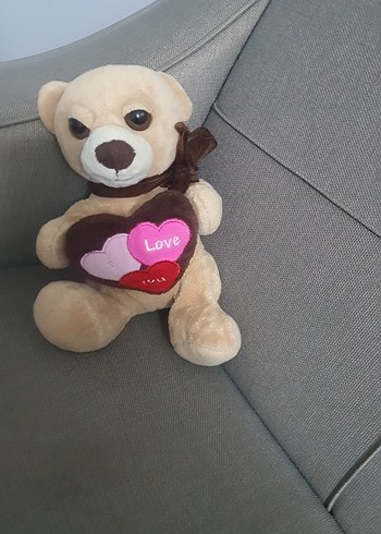 Açık Kahverengi Peluş Ayı Oyuncak - Görsel 3