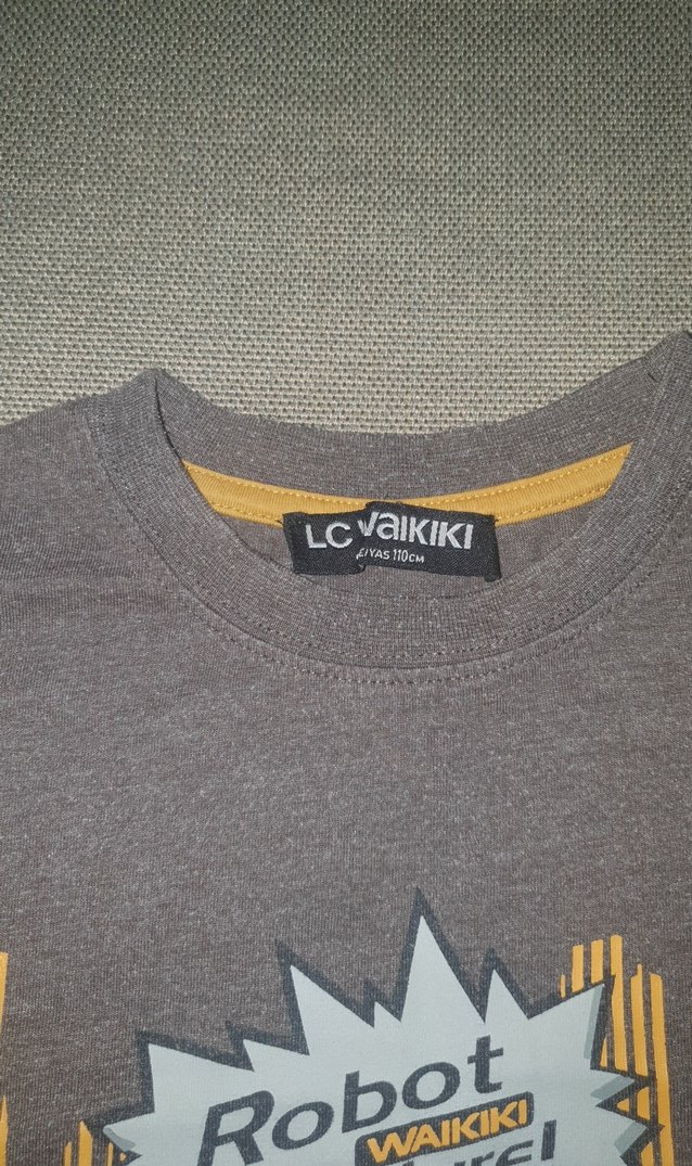 Gri Baskılı Erkek Sweatshirt - Görsel 3