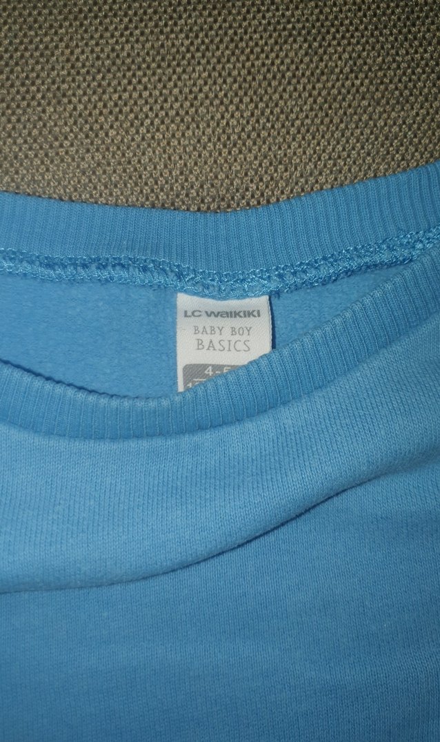 Mavi Erkek Çocuk Baskılı Sweatshirt - Görsel 3