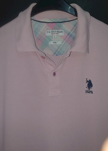 Pembe Polo Tişört, Kısa Kollu, Regular Fit - Görsel 3