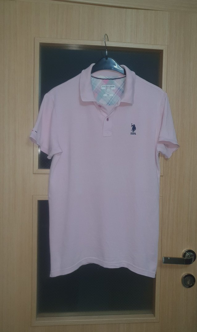 Pembe Polo Tişört, Kısa Kollu, Regular Fit - Görsel 2