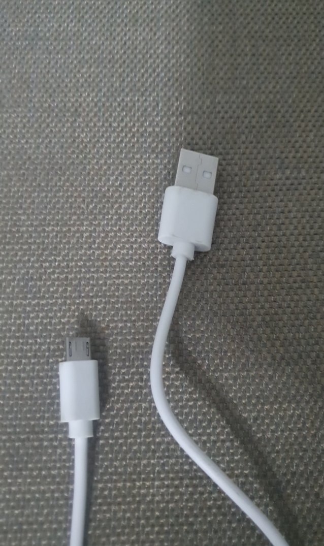 Beyaz USB Şarj Kablosu - Görsel 2