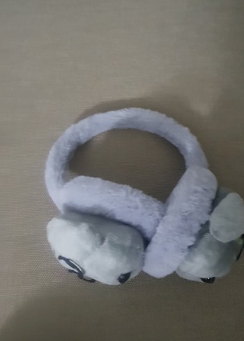 Gri Peluş Oyuncak Gözlü - Görsel 3