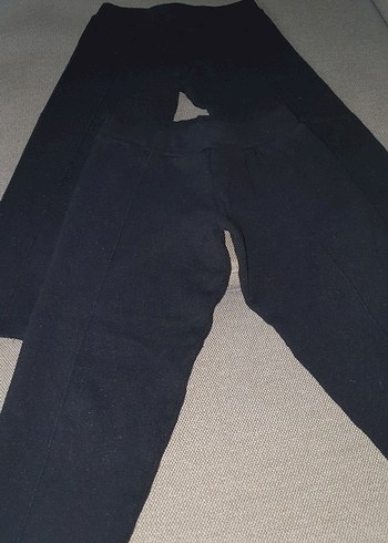 Kız Çocuk Lacivert Esnek Tayt - Görsel 3