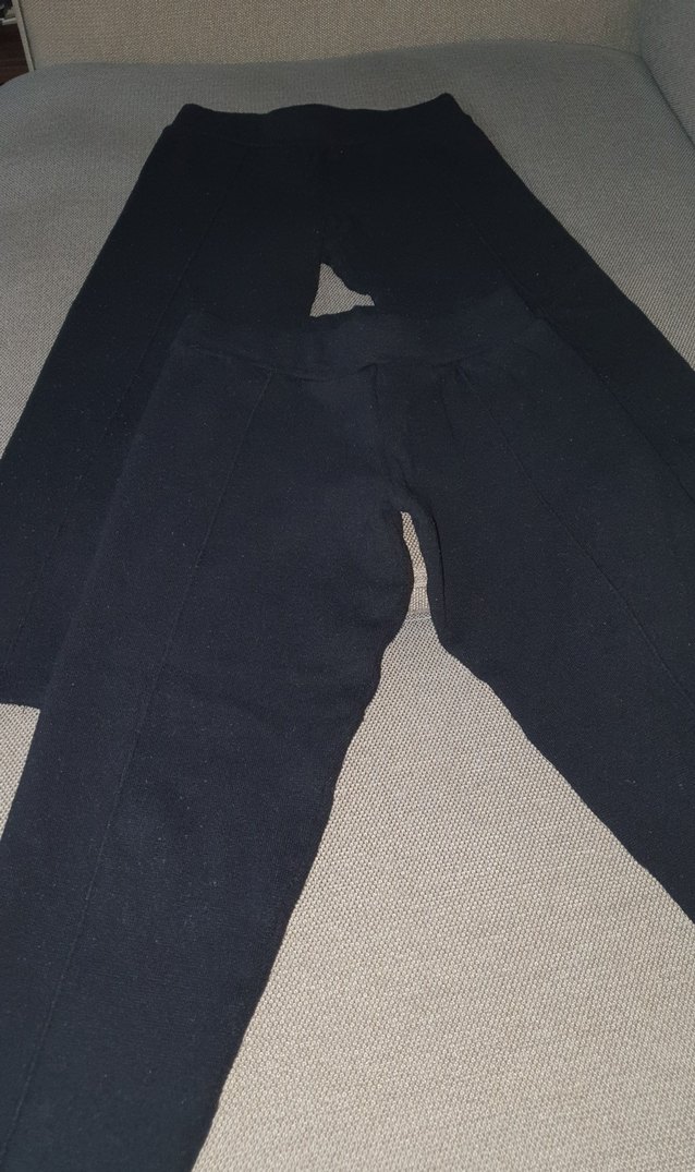 Kız Çocuk Lacivert Esnek Tayt - Görsel 3