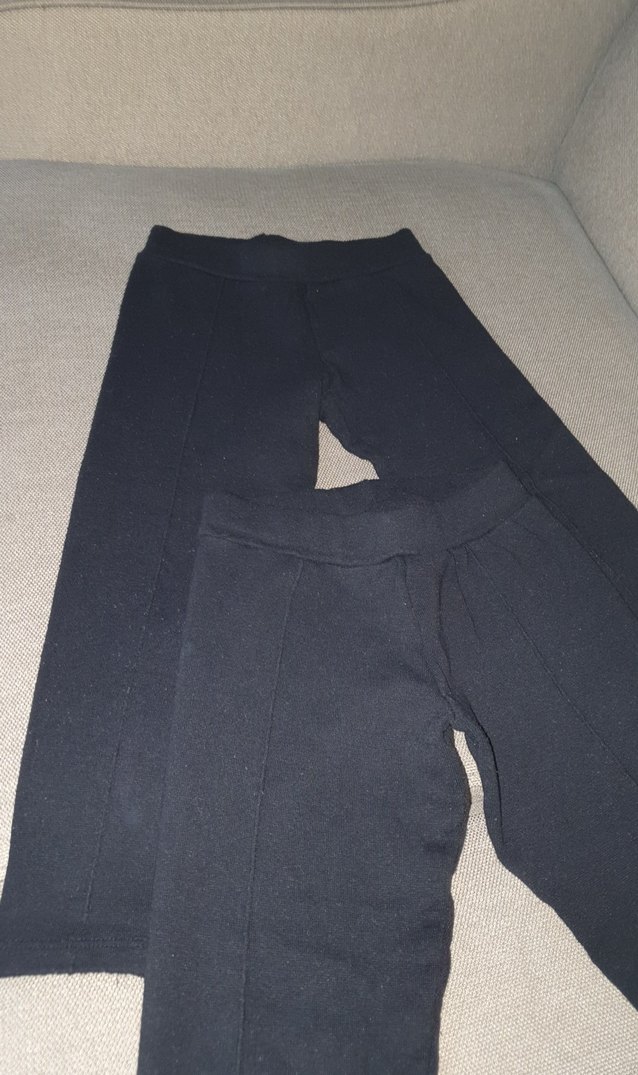 Kız Çocuk Lacivert Esnek Tayt - Görsel 5