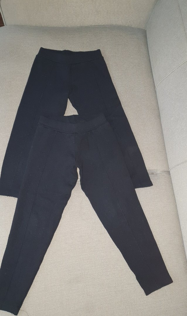 Kız Çocuk Lacivert Esnek Tayt - Görsel 2