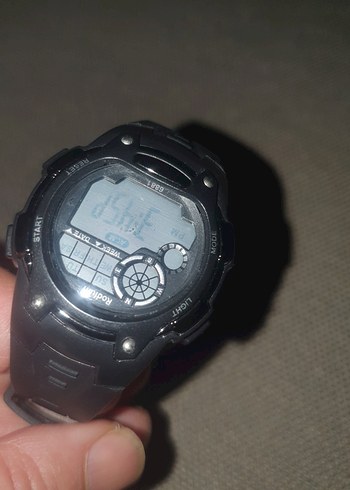 çocuk Siyah Dijital Rock Punk Saat - Görsel 6