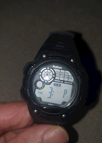 çocuk Siyah Dijital Rock Punk Saat - Görsel 2