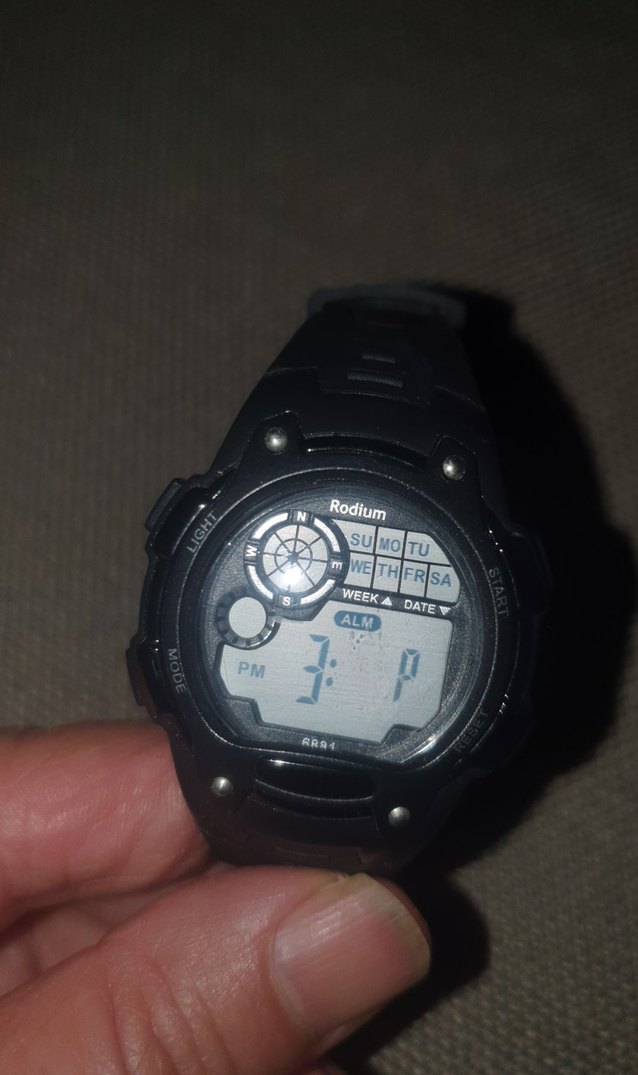 çocuk Siyah Dijital Rock Punk Saat - Görsel 2