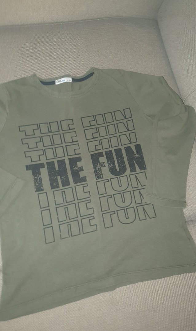 Gri Baskılı Erkek Çocuk Sweatshirt - Görsel 4