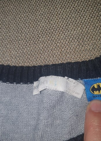 Erkek Çocuk Gri Batman Baskılı Sweatshirt - Görsel 3