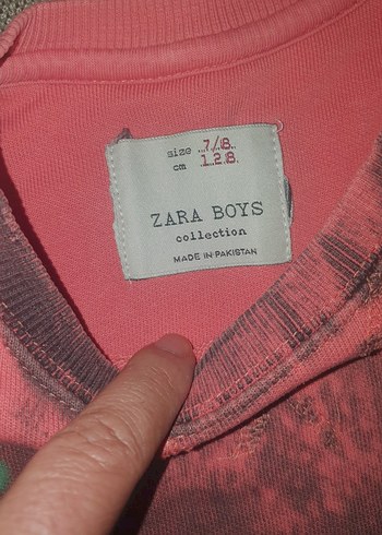 Koyu Kırmızı Baskılı Erkek Sweatshirt - Görsel 3