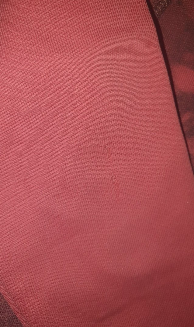 Koyu Kırmızı Baskılı Erkek Sweatshirt - Görsel 4