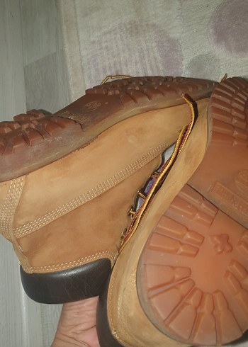 Bej Süet kadin Botları Bağcıklı - Görsel 6