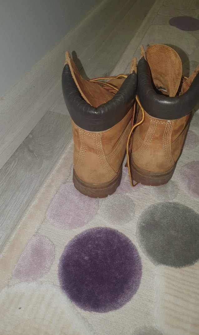 Bej Süet kadin Botları Bağcıklı - Görsel 3