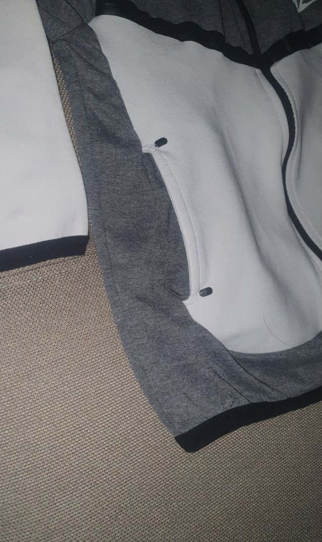 Nike Gri Fermuarlı Spor Sweatshirt - Görsel 4