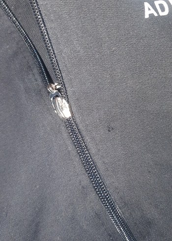 Erkek Siyah Kapüşonlu Fermuarlı Sweatshirt - Görsel 4