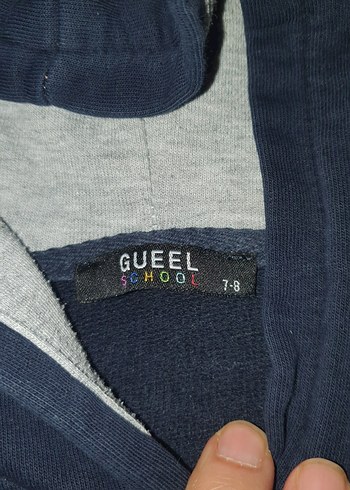 Erkek Çocuk Lacivert Sweatshirt SFR Baskılı - Görsel 3
