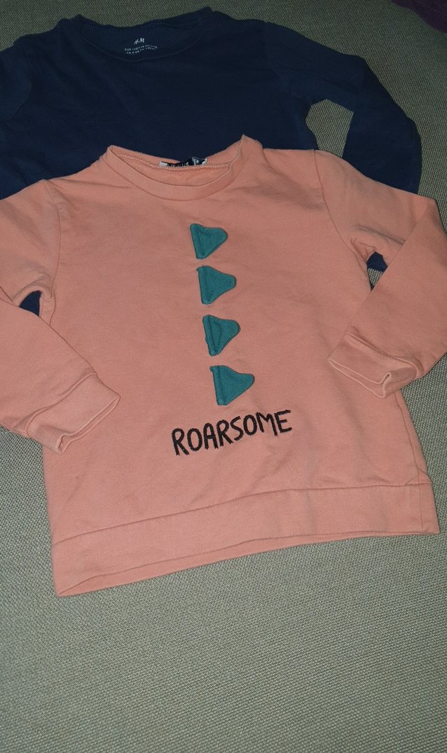 Renkli Desenli Pembe Erkek Sweatshirt - Görsel 4