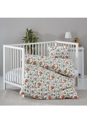 Çocuklar için Pastel Renkli Hayvan Desenli Uyku Seti - Görsel 3