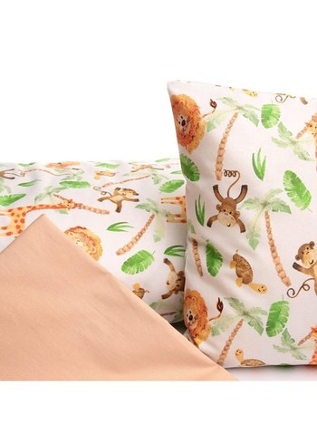 Çocuklar için Pastel Renkli Hayvan Desenli Uyku Seti - Görsel 2
