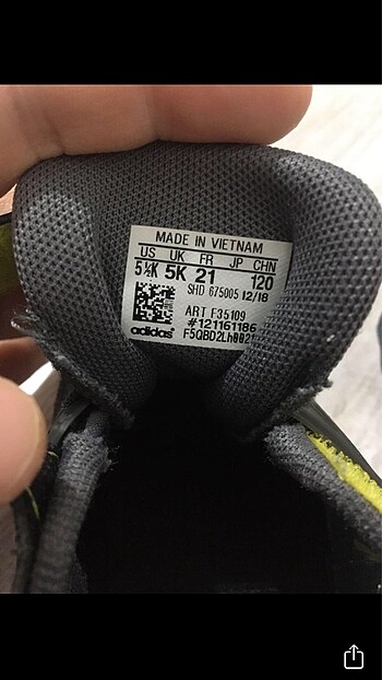 22 Beden gri Renk Orjinal Adidas