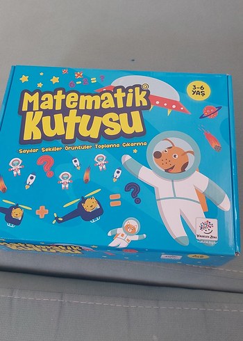 Pastel Mavi Matematik Kutusu Eğitici Oyuncak