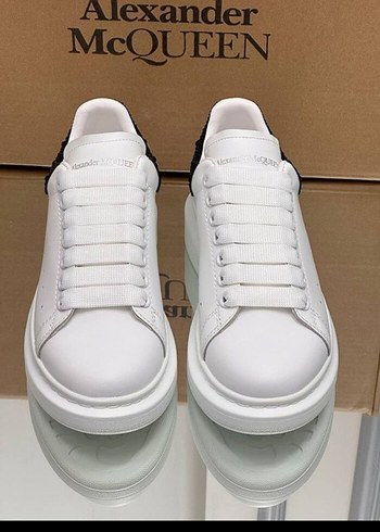 İTHAL A+  37-40  Alexander McQueen Beyaz Platform Spor Ayakkabı - Görsel 6