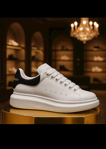 Alexander McQueen İTHAL A+ 37-40 Alexander McQueen Beyaz Platform Spor Ayakkabı