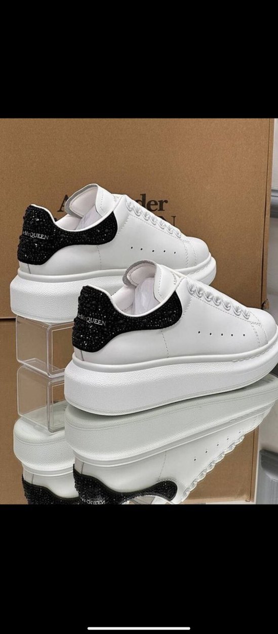 İTHAL A+  37-40  Alexander McQueen Beyaz Platform Spor Ayakkabı - Görsel 5