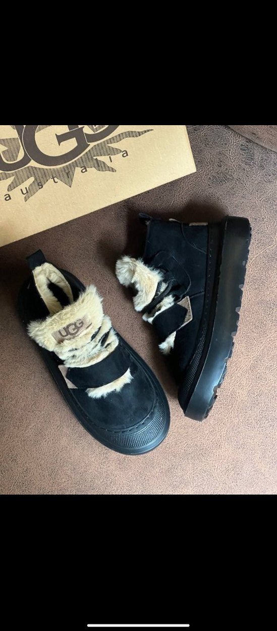 İTHAL A+  36-40  UGG Unisex siyah Bot - Görsel 2