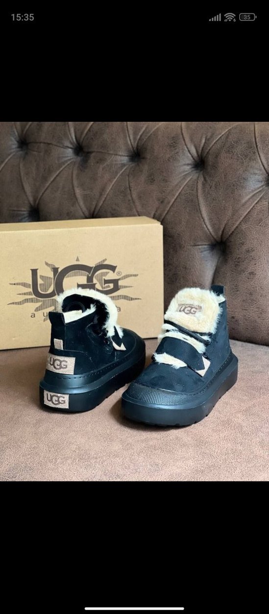 İTHAL A+  36-40  UGG Unisex siyah Bot - Görsel 4