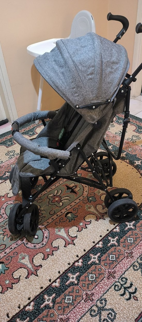 Gri Bebek Arabası Yeni - Görsel 5