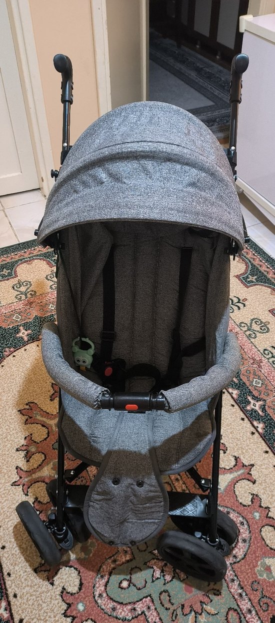 Gri Bebek Arabası Yeni - Görsel 2