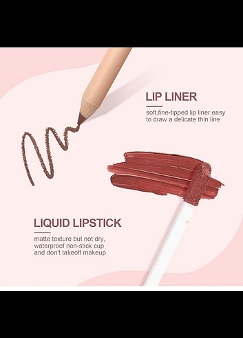 Maybelline Dudak kalemi ve Likit Ruj