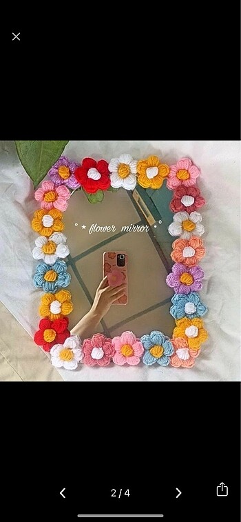 Zara Home Çiçekli Ayna