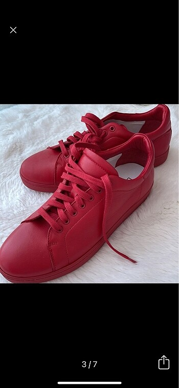 40 Beden kırmızı Renk Deri ayakkabı