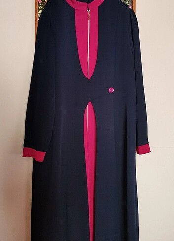 Uzun tunik model onü fermuarlı