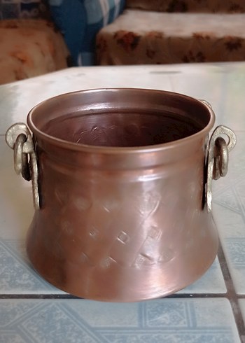 Fissler ESKİ ANTİKA BAKIR KÜÇÜK KAZAN