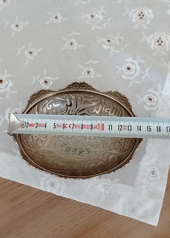 Beden beyaz Renk ÇOK TEMİZ İÇİ DUALI ŞİFA TASI.