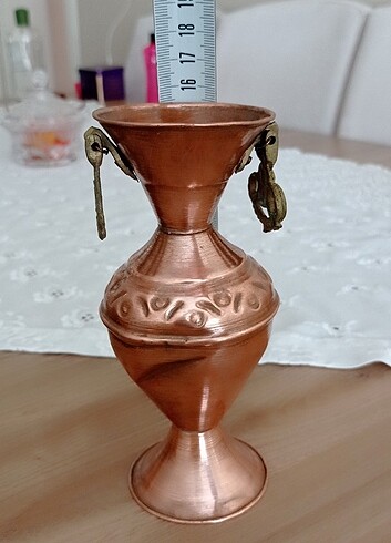 Diğer PİRİNÇ KULAKLI BAKIR VAZO.