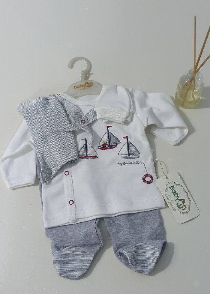 Bebek Denizci Zıbın Seti  - Görsel 2