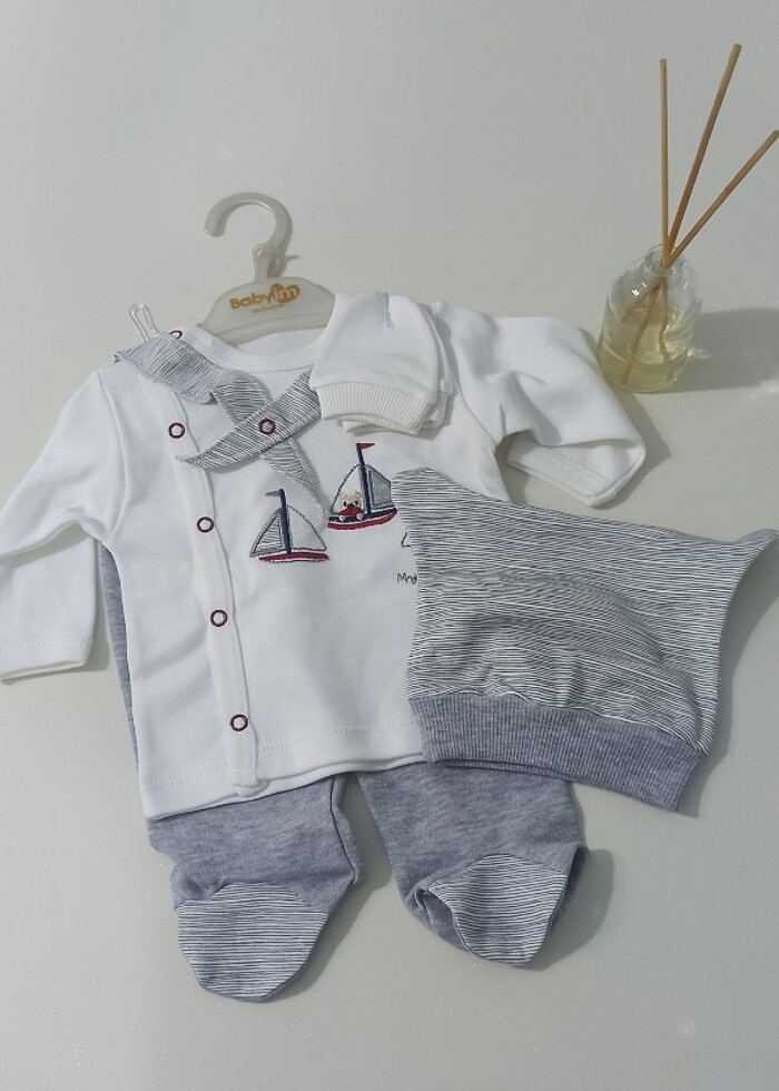 Bebek Denizci Zıbın Seti  - Görsel 3