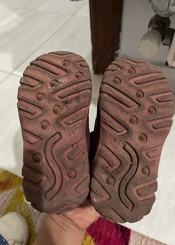 Superfıt Kız Çocuk Mor Polar Bot Velcro