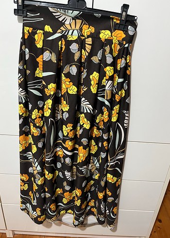 Bordo Süet Düğmeli Kadın Kumaş Pantolon - Görsel 2